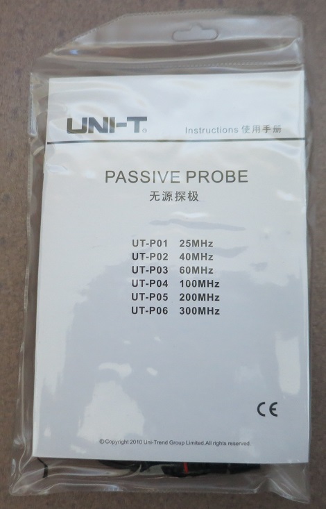 UNI-T UT-P01  Passive Probe 25MHz 