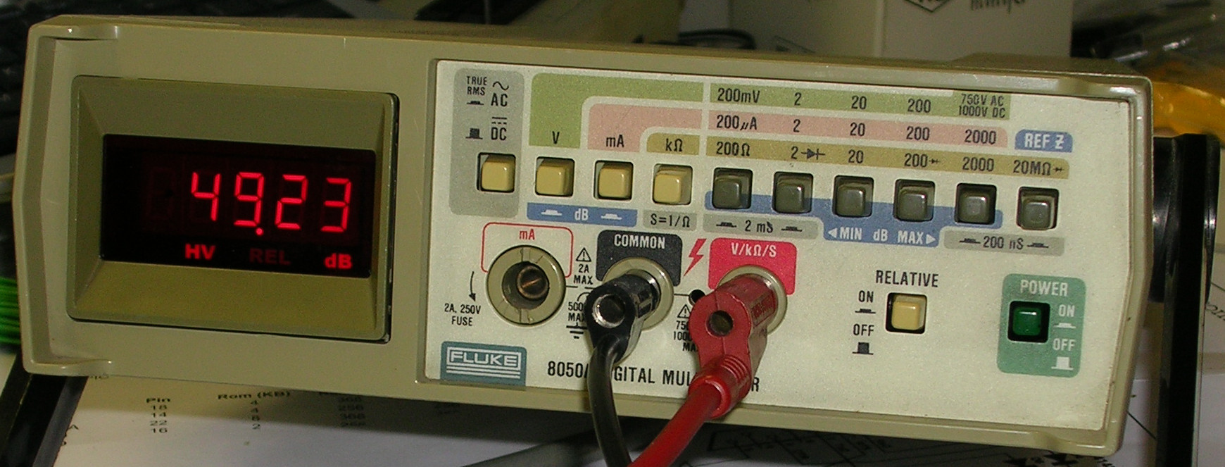Fluke 8050A Repair