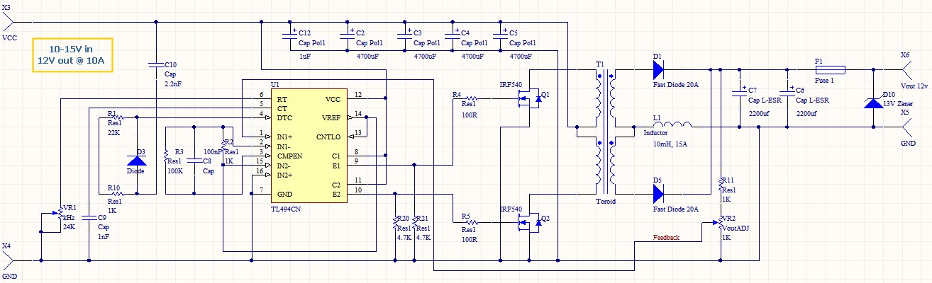 Help Me With 12v To 48v Dc Converter