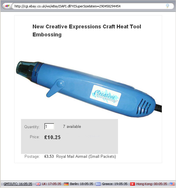 CE/RoHS Heat Gun for Crafts - China Heat Gun, Embossing Heating Tool