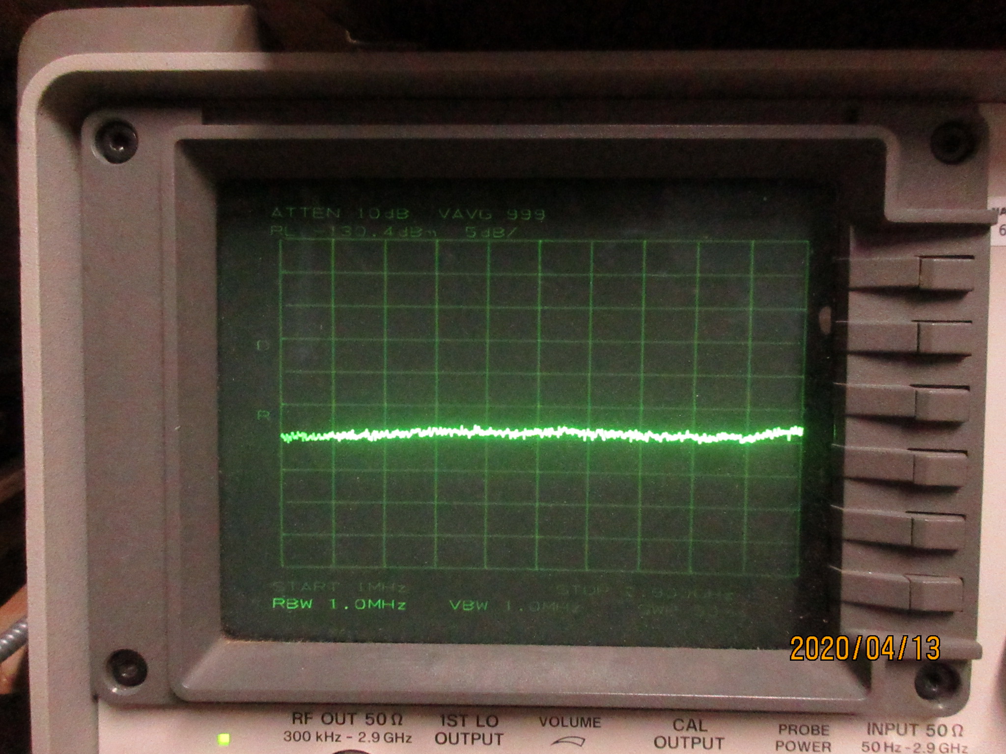 33MHz-4400MHz Simple RF Spectrum Analyzer Generator D6 V2.03B ADF4351 VFO Source 