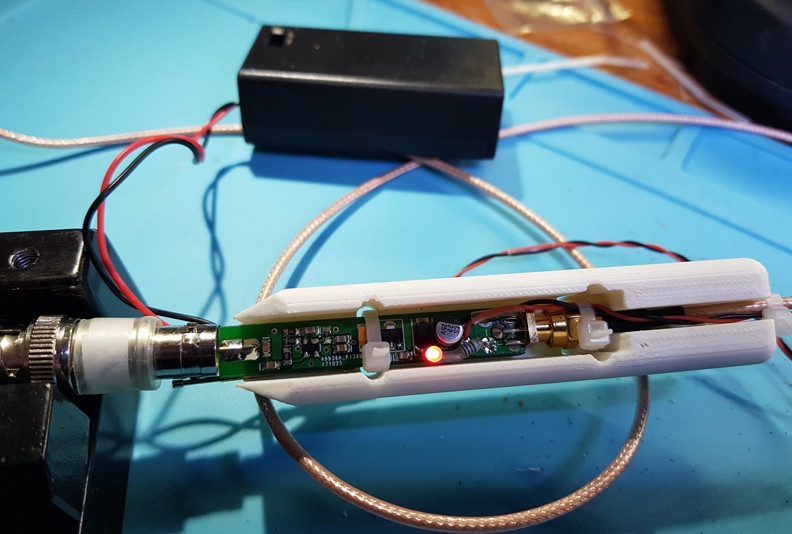 RF cable included RF Active Probe 0.1-1500 MHz-1.5 GHz analyzer oscilloscope 