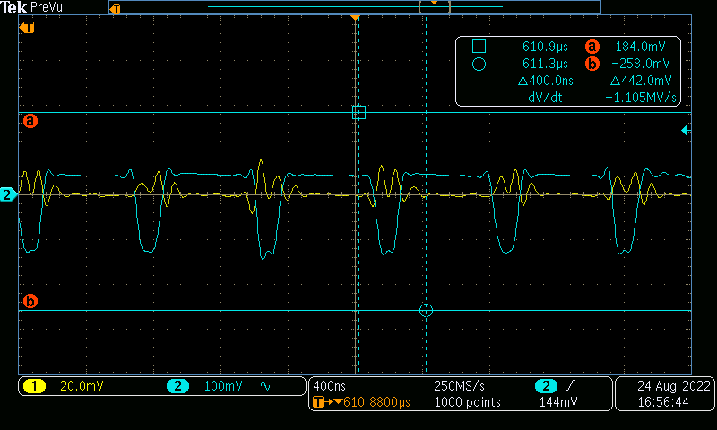 10m Largeur Oscilloscope Sonde différentielle Gain Split Amplificateur