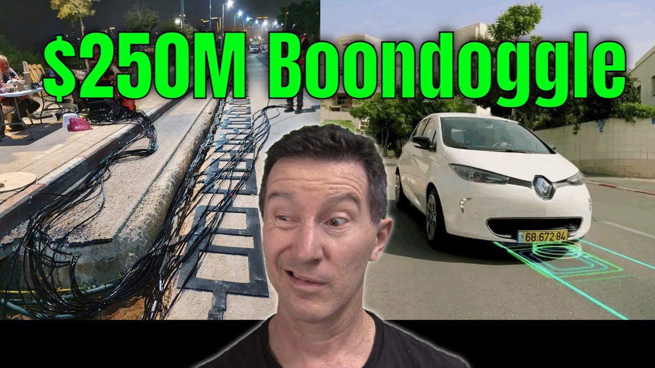 EEVblog 1584 Wireless Freakin’ EV Charging Roads! A 250M Boondoggle